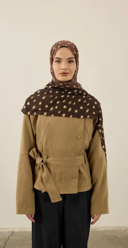 Deer Inspired Print Hijab