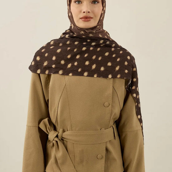 Deer Inspired Print Hijab