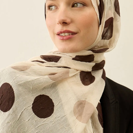 Polkadot Pattern Aya Crash hijab