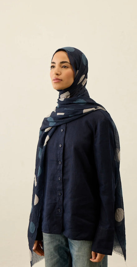 Polka Dot Pattern Aya Crash hijab