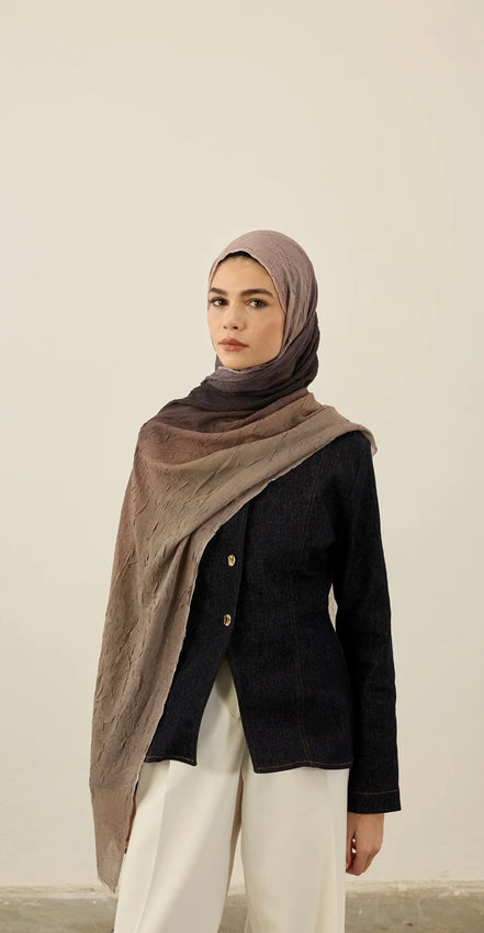 Gradient Pattern Aya crash hijab