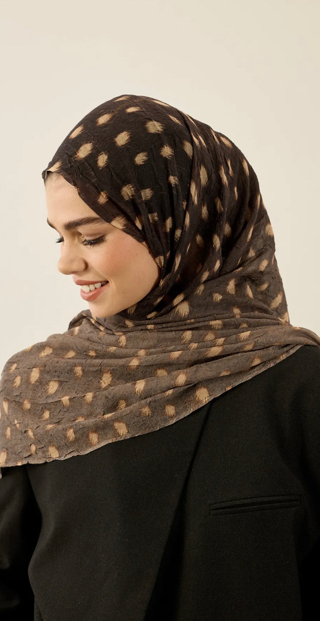 Deer Inspired Print Hijab