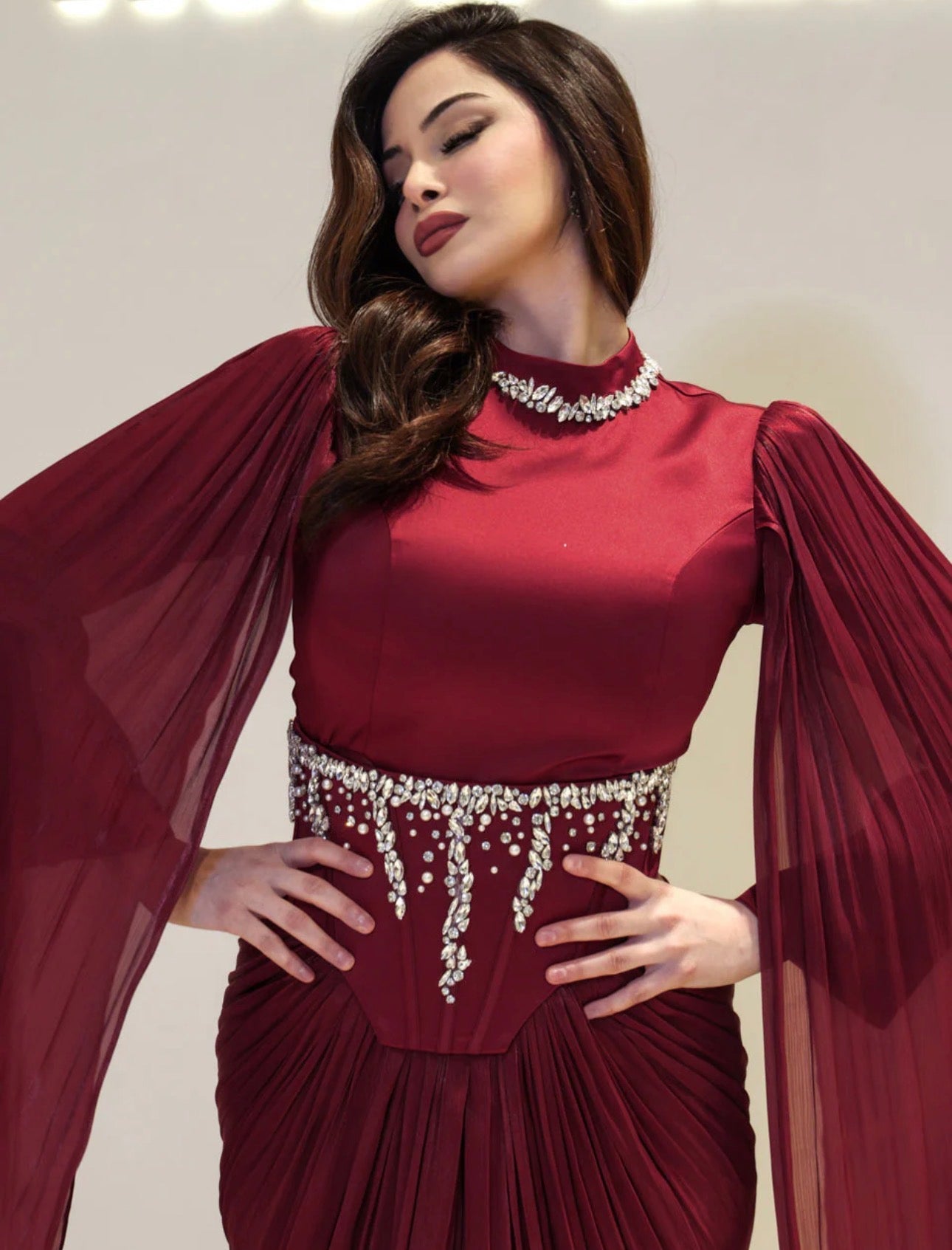 Royal Whisper Hijab Evening Dresses