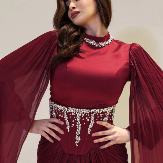 Royal Whisper Hijab Evening Dresses