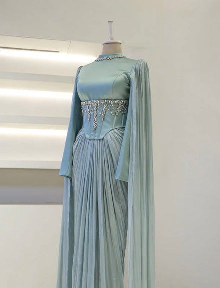 Royal Whisper Hijab Evening Dresses