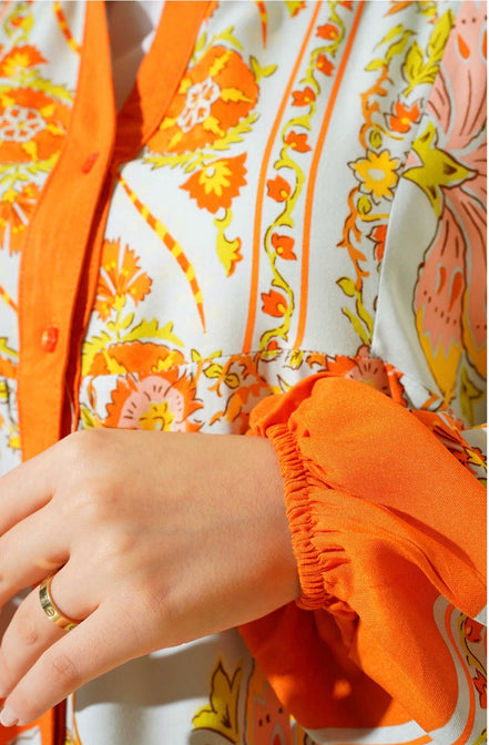 Summer Floral Patterned Hijab Dress