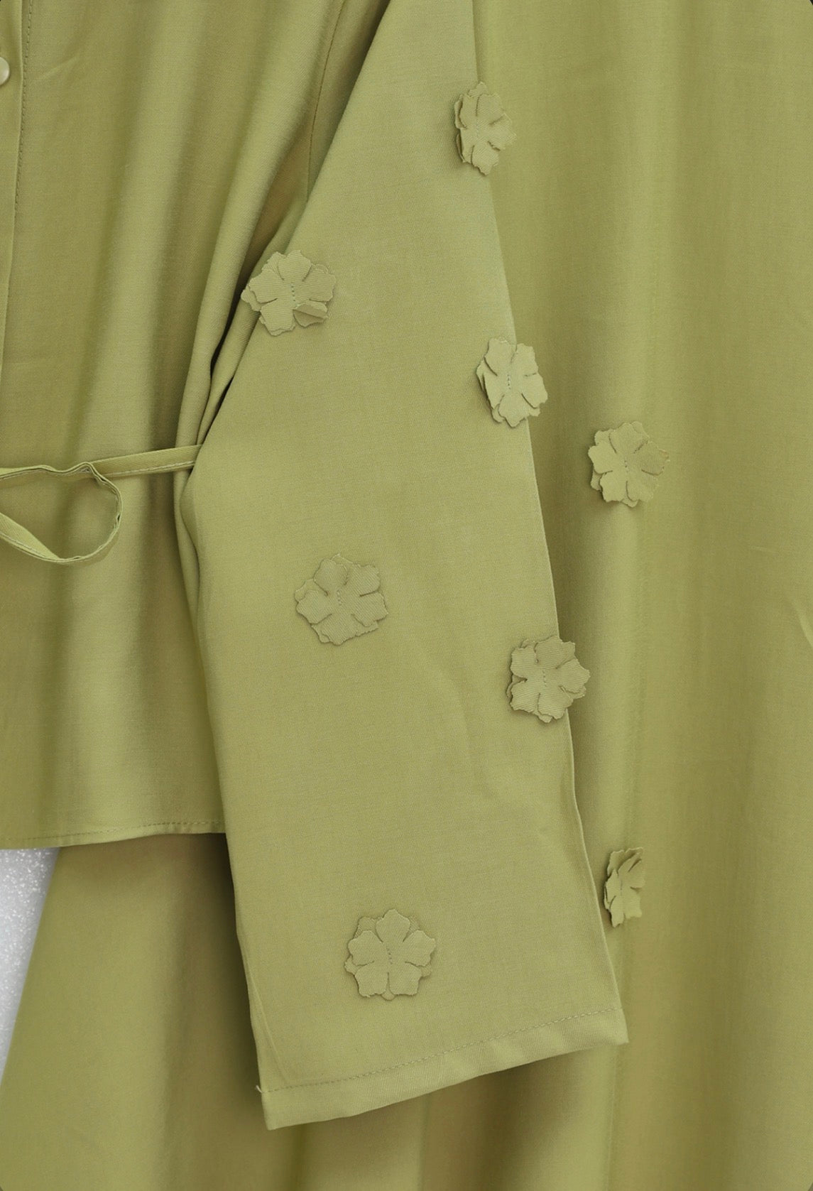 Olive Blossom Skirt set